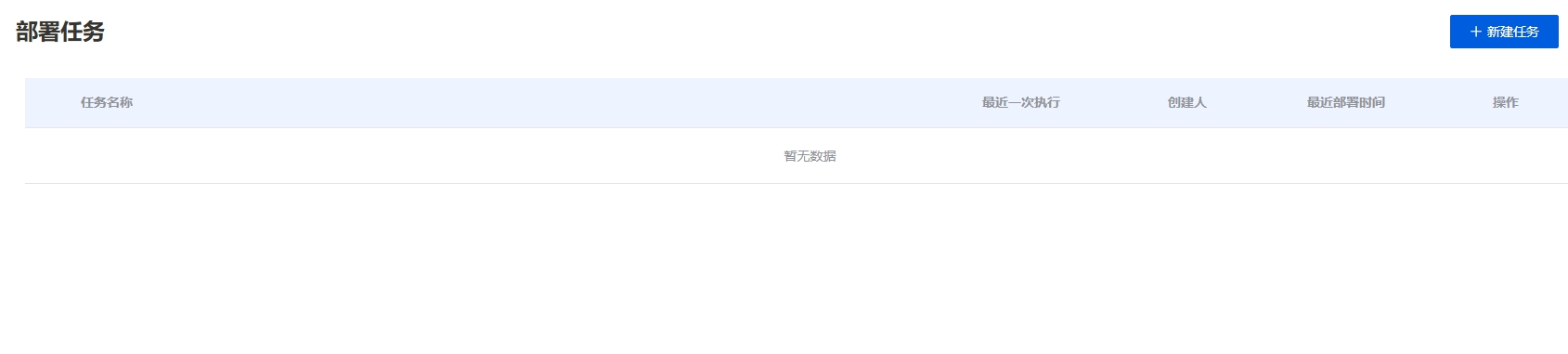 部署任务